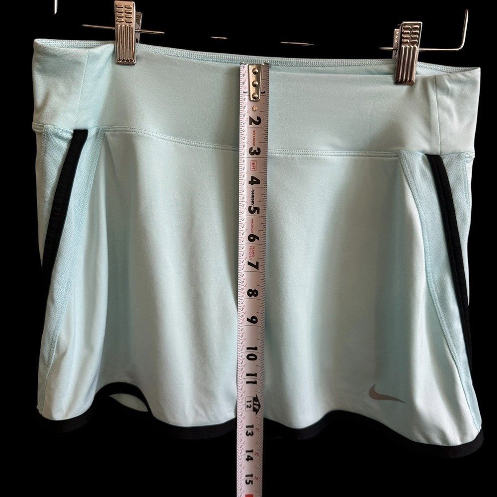 Nike Dri-FIT High-Waisted 13" Mint Green‎ Golf Skort 523541-417 Women Sz M #359 - Picture 6 of 10